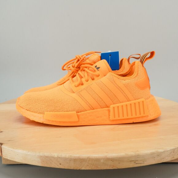 Adidas NMD R1 Womens Size 8 Shoes Orange Athletic Running Sneakers Boost NEW - Picture 3 of 8